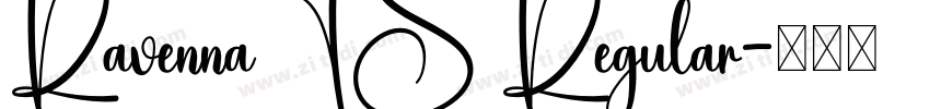 RavennaTS Regular字体转换